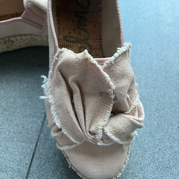 SAM EDELMAN Cabrera Heavy Woven Canvas Platform Espadrille Size 9 (EUR 39) - Picture 5 of 11